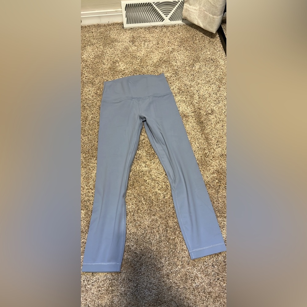 Blue lululemon leggings 7/8 length